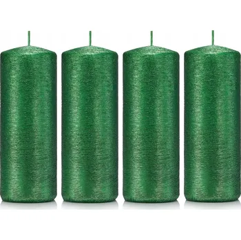 Svíčka Tradiční parafínová svíčka bez vůně Drobo 4 ks