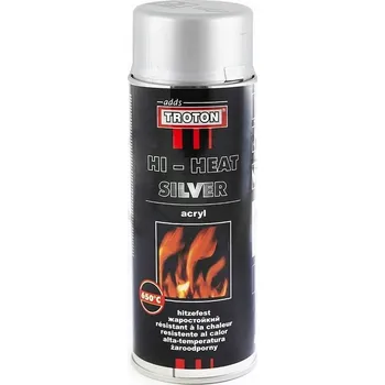 Barva ve spreji Žáruvzdorný sprej STŘÍBRNÝ TROTON 650 °C 400 ml 322