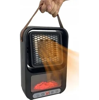 Přímotop Teplovzdušný ventilátor Skiva 2000 W černý