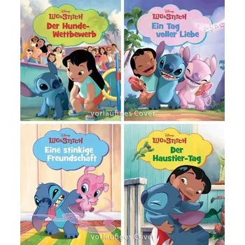 První čtění Nelson Mini-Bücher: 4er Disney Lilo & Stitch 1-4