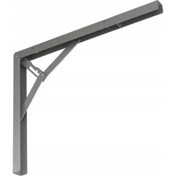 Držák na polici Zesílená konzole pro polic - podpěra - WSZ STŘÍBRNÁ 400x300