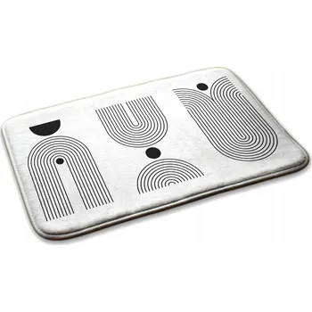 Rohožka Měkká Vnitřní Rohožka před Dveře Kuchyňská Geometrická 75x45 cm