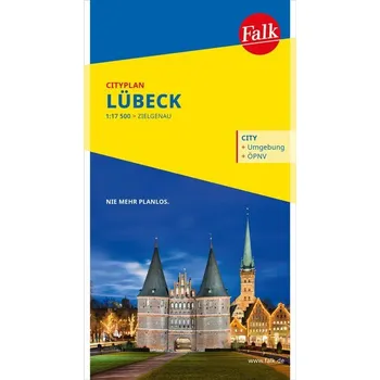 Falk Cityplan Lübeck 1:17.500