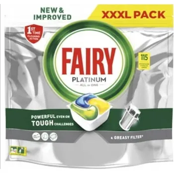 Přípravek do myčky Kapsle do myčky nádobí All in One (vše v jednom) Fairy 115 ks