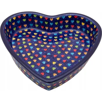 Miska Srdce Forma na pečení 20,5 cm Bolesławiec