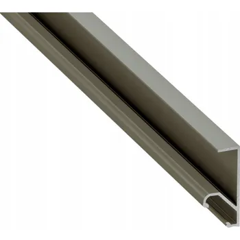 Příslušenství pro LED osvětlení Hliníkový profil pro polic do skříní Q18 2m Inox