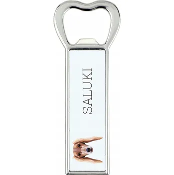 Otvírák Perský chrt, Saluki otvírák na lahve s geometrickým psem