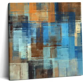 Obraz Foto-Obraz Na Plátně Malířství Abstraktní Barevné Pozadí 60x60 cm