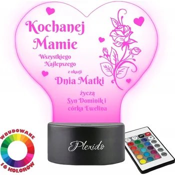 Lampička Plexido vícebarevná Noční lampa