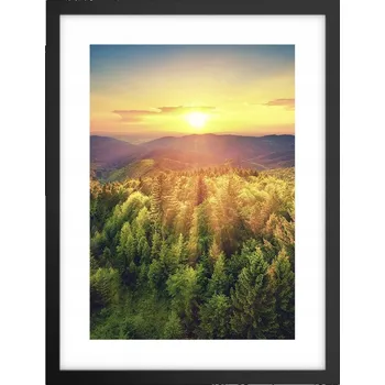 Obraz Obraz plakát v černém rámu do obýváku 30x40 krajina plakáty na zeď