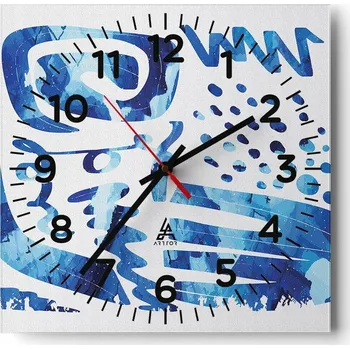 Hodiny Kuchyňské nástěnné hodiny 30x30 Boho Skleněné hodiny do obýváku Moderní Tiché