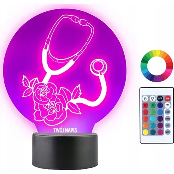 Lampička Plexido vícebarevná Noční lampa