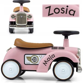 Odrážedlo Odrážedlo Milly Mally růžové s volantem a úložným prostorem pro děti 12 m+