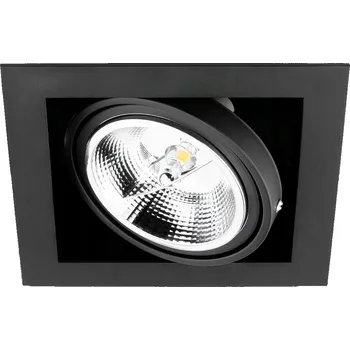 Bodové svítidlo Kvadratový bodový reflektor Lumiled černý