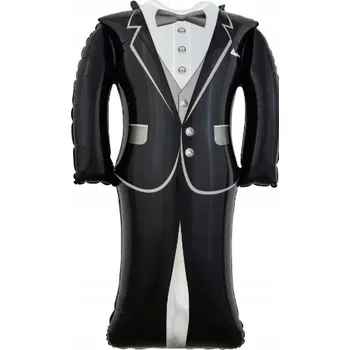 Balónek KOUŘACÍ OBLEK S BALÓNKY 78x5 9 CM