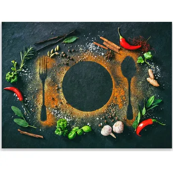 Kuchyňské prkénko Skleněná Ochranná Deska a Krájecí Prkénko | Indukce, Sporák ds-0080