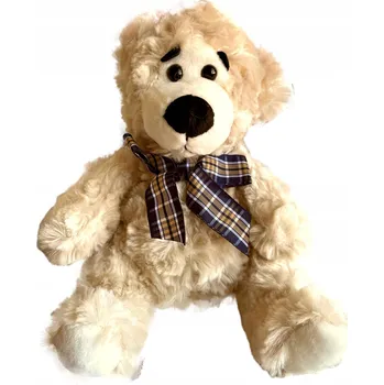 plyšák PLYŠÁK MEDVÍDEK béžový 24 cm