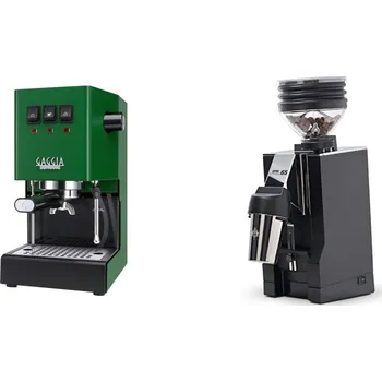 Kávovar Gaggia Classic E24 BC, green + Eureka Mignon Zero 65 All…