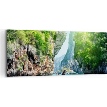 Obraz Foto obraz na plátně 100x40 krajina obývací pokoj ložnice na zeď velký