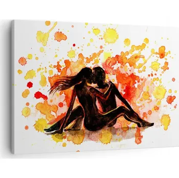 Obraz Obraz na plátně do obýváku nebo ložnice 70x50 cm, motiv lidé, foto obrazy na zeď