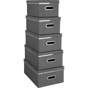 Úložný box 5 ÚLOŽNÝCH BOXŮ ORGANIZÉR UZAVÍRATELNÝ SE