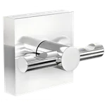 Tesa Ekkro Dvojitý háček, 50 × 56 × 36 mm, montáž: lepení, chrom 40629-00000-00