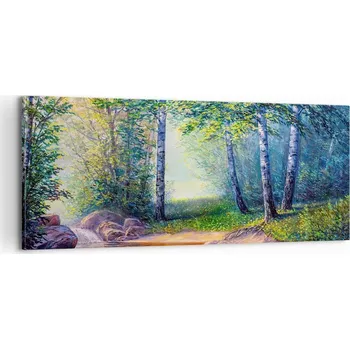 Obraz Foto obraz na plátně 100x40 krajina obývací pokoj ložnice na zeď velký