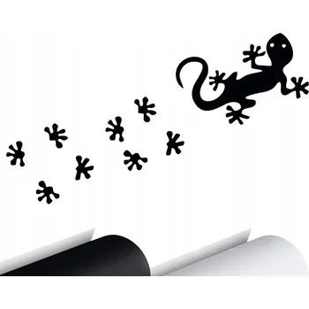 Samolepicí dekorace na vozidlo SAMOLEPKA na auto JEŠTĚRKA LIZARD GEKON 15x8,5