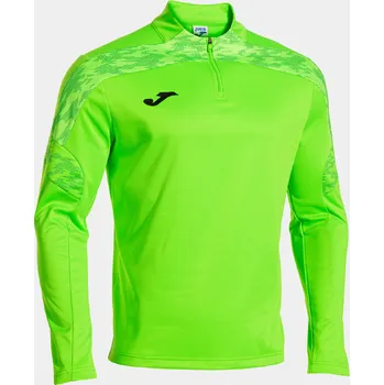 Pánská mikina Mikina JOMA CHAMPIONSHIP VIII kr.zip fluor zelená Velikost: XS