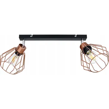 Závěsné svítidlo LED-ONE Druti BRYLANT měděné, 2 světelné body, patice E27