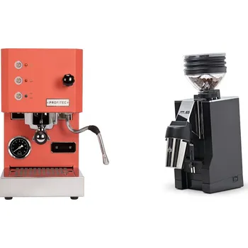 Kávovar Profitec GO, red + Eureka Mignon Zero 65 All Purpose, CR black