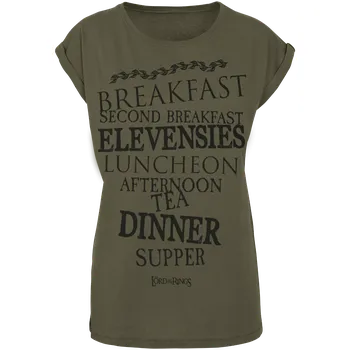 Dámské tričko Tričko z Pán prstenů - Shire Food - Ženy - olivová