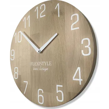 Hodiny Nástěnné hodiny FLEXISTYLE hnědé 30 cm