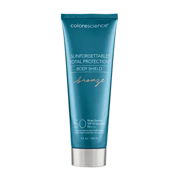 Pleťový krém Colorescience Sunforgettable® Total Protection™ Body Shield Bronze SPF 50 - Bronzující ochranný krém na tělo 120 ml