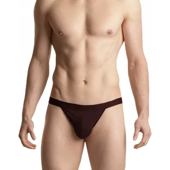 Kalhotky Slipy Atlantic Tanga hnědé, velikost XXL