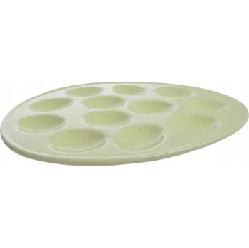 Talíř ZELENÝ TALÍŘ NA 12 VAJEC