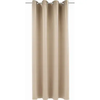 Obraz Závěs na kroužcích Blackout, krémová barva, 140x245 cm