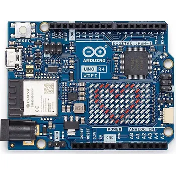 IP kamera Mikrokontroler Arduino UNO R4 WiFi originál ABX00087, displej 12x8, USB-C