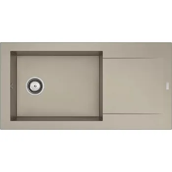 Nerezový dřez Carea Vestavný dřez Dukkah, 980 × 500 × 200 mm, béžový, CAREAgranit 3512342840499
