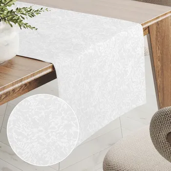 ubrus Teflonový běhoun na stůl TF-032 Venezia bílý 20x120 cm