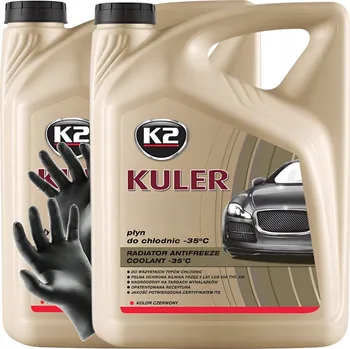 Náplň do chladiče a ostřikovače Chladicí kapalina červená K2 Kuler -35 °C 5 l červená