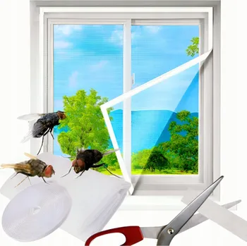 Síť proti hmyzu MOSKYTIÉRA DO OKNA 150 x 180 cm + SUCHÝ ZIP