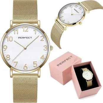 Hodinky Perfect DÁMSKÉ HODINKY PERFECT NÁRAMEK OCELOVÁ SÍŤKA MESH