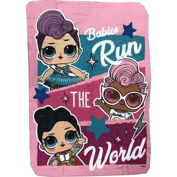 deka FLEECOVÁ DEKA polar 100x140cm Lol Surprise L.O.L.