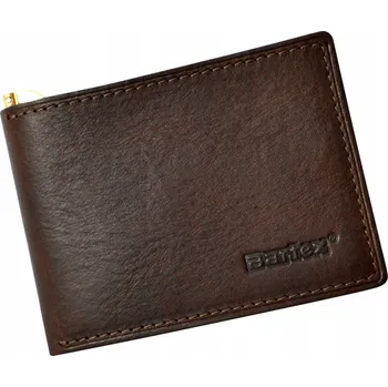 Peněženka Bartex peněženka na bankovky z pravé kůže hnědá - muž