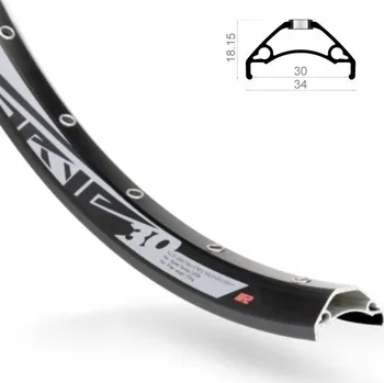 Ráfek na kolo Ráfek kola Rodi 27,5" / 584 mm, 32 děr, pro kotoučové brzdy