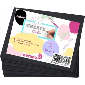 Kancelářský papír Barevný papír A6 Netuno 50 listů 250 g/m2