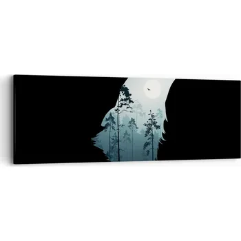 Obraz Obraz na plátně do obývacího pokoje ložnice 90x30 abstrakce foto obrazy na zeď