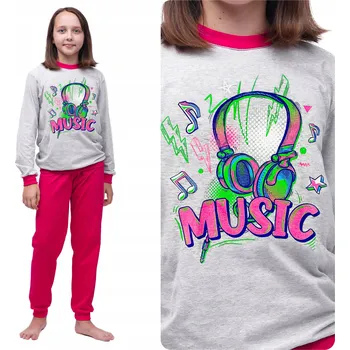 Dívčí pyžamo Marcinkowski pyžamo šedé, velikost 128