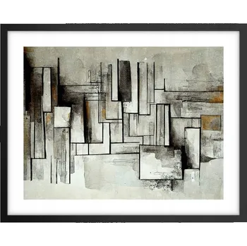 Obraz Foto obraz plakát na zeď v černém rámu 50x40 cm – nástěnné plakáty do obýváku